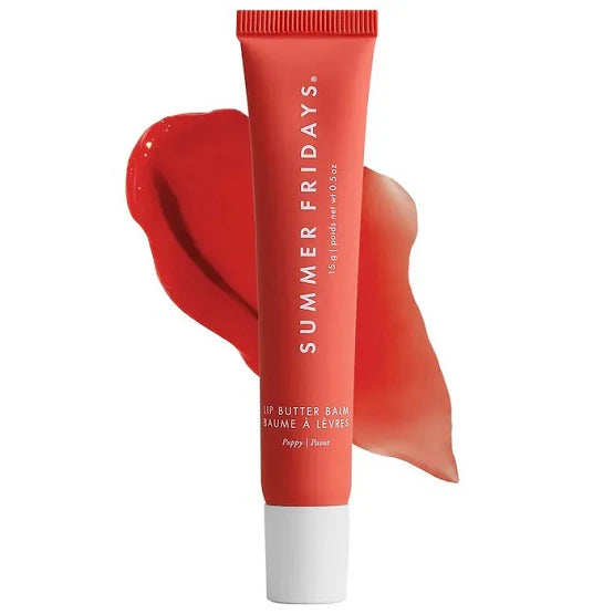 SUMMER FRIDAYS Lip Butter Balm for Hydration & Shine - Poppy