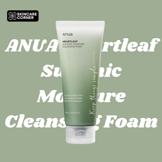 ANUA - Heartleaf Succinic Moisture Cleansing Foam - 150ML
