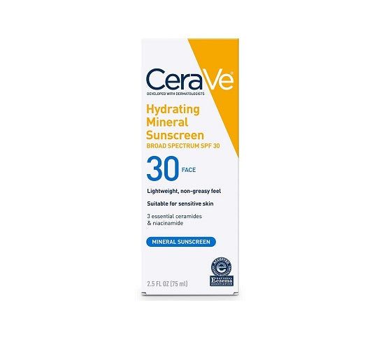 CeraVe - Hydrating Mineral Sunscreen SPF 30 - 75ml