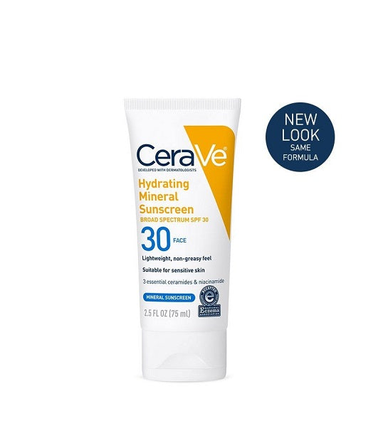 CeraVe - Hydrating Mineral Sunscreen SPF 30 - 75ml