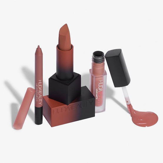 HUDA BEAUTY - Lip Trio Set - Bombshell