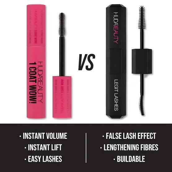 HUDA BEAUTY - 1 Coat WOW! Extra Volumizing and Lifting Mascara - Very Vanta