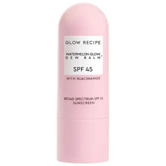 GLOW RECIPE Watermelon Glow Niacinamide Dew Balm Face Sunscreen Stick- SPF 45